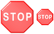 Stop icons