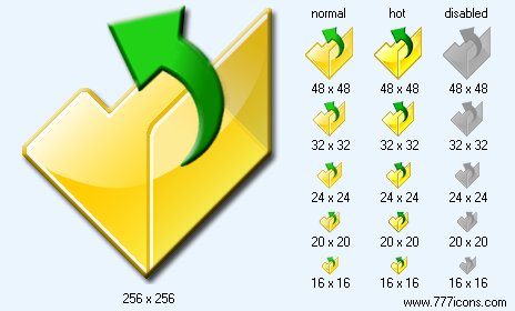 Up Folder Icon Images