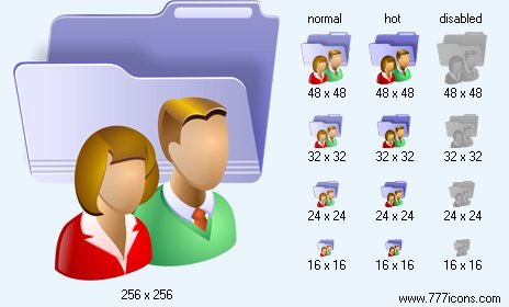 Users Folders Icon Images