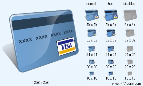 VISA Card Icon Images