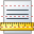 Horizontal ruler icon