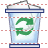 Full trash can icon