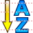 Sorting A-Z icon