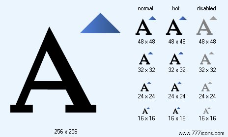 Enlarge Size Icon Images