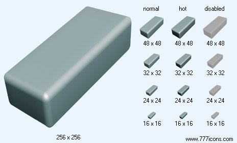 Grey Eraser Icon Images