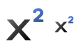 Superscript icons