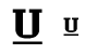 Underlined icons