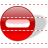 No entry SH icon