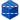Blue cube icon