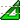 Green set square icon