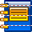 Blue pocket-book icon
