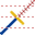 Draw across line icon