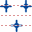 Hole centers icon