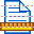 Horizontal page ruler icon