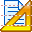 Set square and page icon