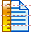 Vertical page ruler icon