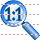 Actual size icon