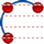 Arc by points icon
