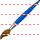 Fine brush icon
