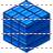 Blue cube icon