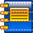 Blue pocket-book icon