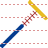 Draw to line icon
