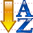 Sorting A-Z icon