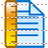 Vertical page ruler icon