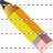Yellow pencil icon