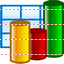 3d bar chart icon