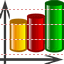 3d graph icon