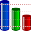 Bar graph icon
