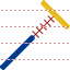 Draw to line icon