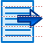 Export text icon