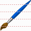 Fine brush icon