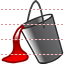 Flood  fill icon