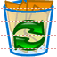 Full dustbin icon