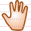Hand icon