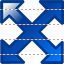 Move diagonally icon