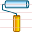 Paint roller icon