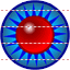 Red eye icon