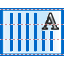 Vertical caption icon
