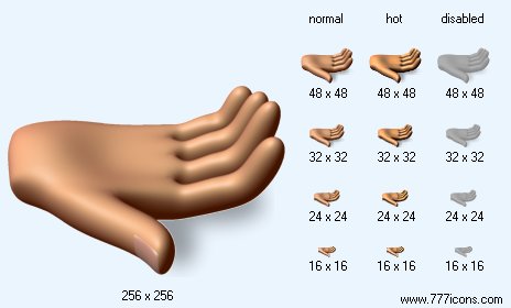 Hand with Shadow Icon Images