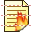 Destruction of documents icon