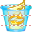 Full trash can icon