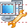 Repair computer icon