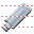 Silver flash drive icon