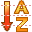 Sorting A-Z icon
