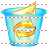 Full trash can icon