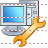 Repair computer icon